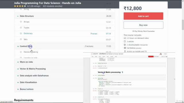 Julia Programming For Data Science & Machine Learning: Julia – Screenshot 3