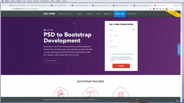 UNIVERSIDAD BOOTSTRAP: Crea un sitio web real [Wordpress] – Screenshot 1
