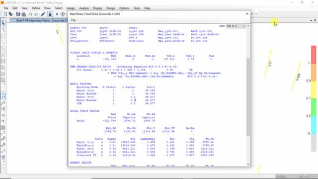 Sap2000 (Steel structure) – Screenshot 2