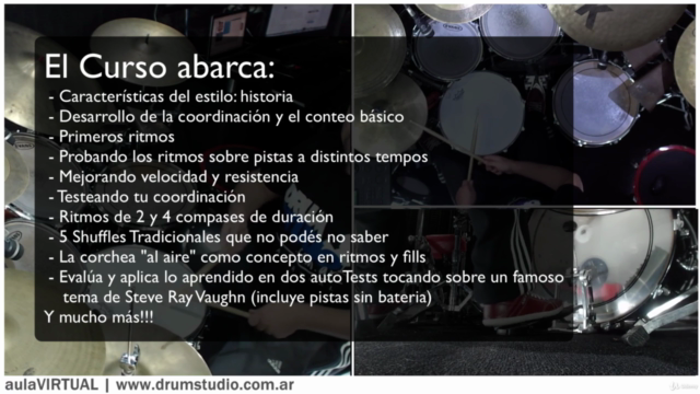 Batería: ¡Aprende a tocar Shuffle Blues, fácil y rápido! – Screenshot 3