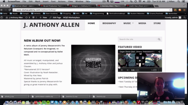 Web Design for Artists: Selling Your Art Work Online – Screenshot 1
