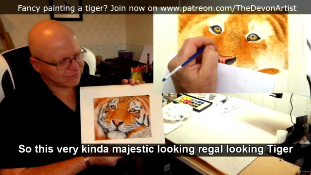 How To Paint a Realistic Tiger in Watercolour, Step by Step! – Screenshot 2