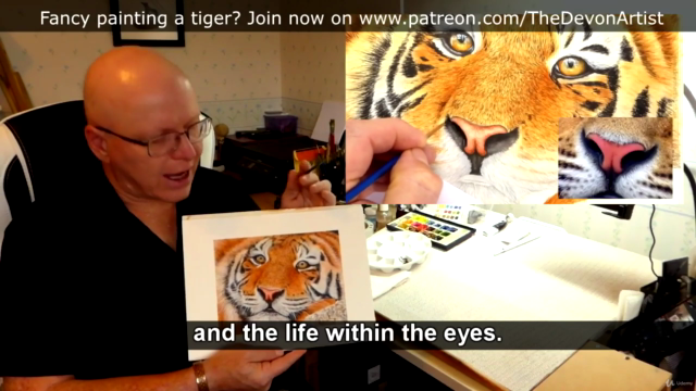 How To Paint a Realistic Tiger in Watercolour, Step by Step! – Screenshot 3