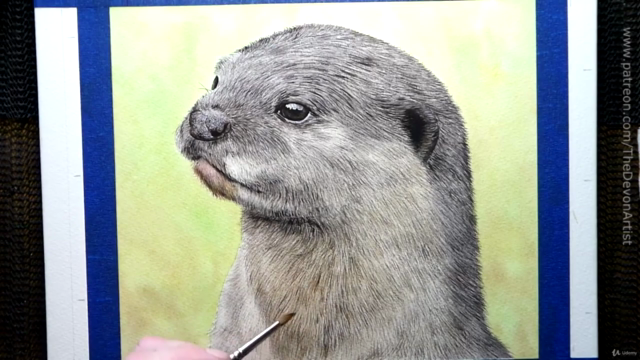 How To Paint a Realistic Otter In Watercolour, Step by Step – Screenshot 3