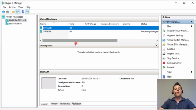 Replicação de Servidores através do Microsoft Hyper-V – Screenshot 4
