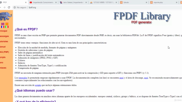 CREAR Documentos PDF directamente desde PHP – Screenshot 1