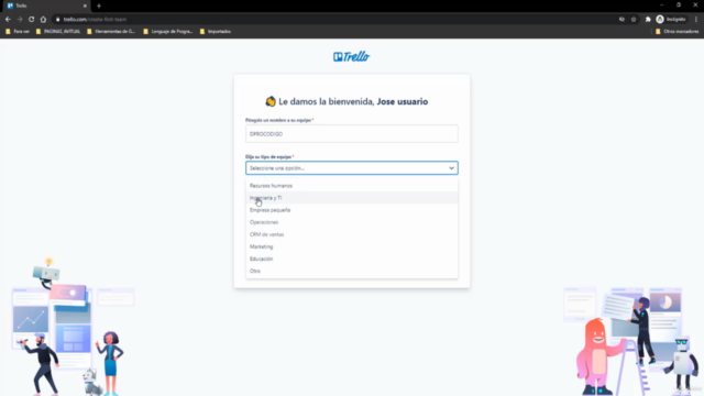 Curso de Administración de Actividades con Trello – Screenshot 1