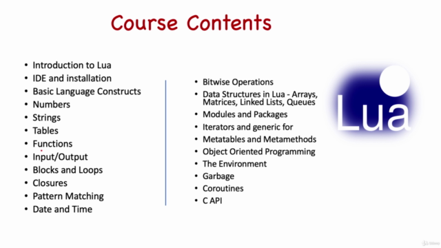 Lua Programming: Complete Course [2020] – Screenshot 3