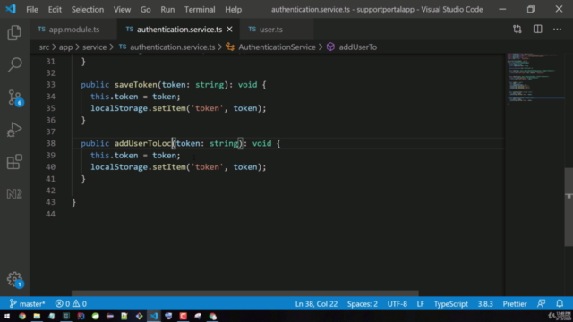 JSON Web Token (JWT) with Spring Security And Angular – Screenshot 1