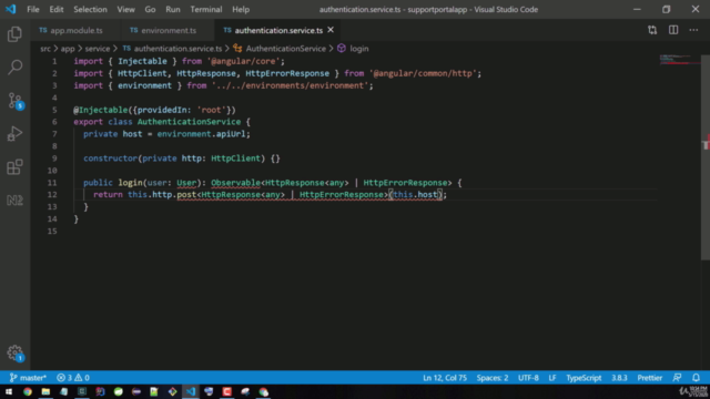 JSON Web Token (JWT) with Spring Security And Angular – Screenshot 2