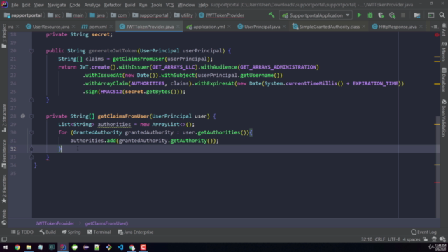 JSON Web Token (JWT) with Spring Security And Angular – Screenshot 4