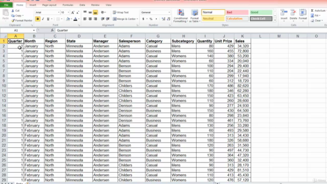 PivotTable in Excel in Urdu/Hindi Language by Irfan Bakaly – Screenshot 1