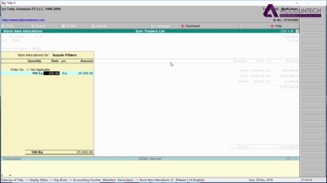 Tally ERP 9 Basic to Advance Training Course – Screenshot 2