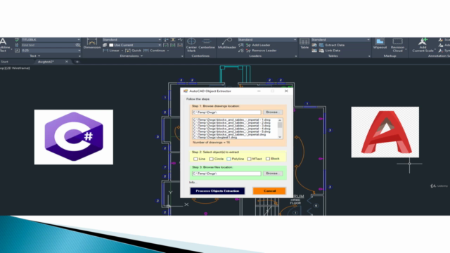 AutoCAD Programming using C# with Windows Forms – Screenshot 3