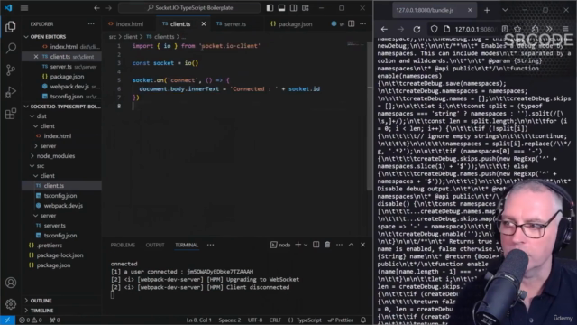 SocketIO and TypeScript – Screenshot 2