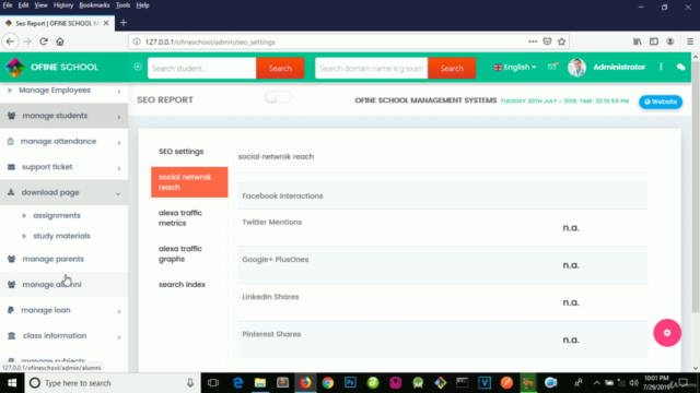 School Management System - Build With PHP CodeIgniter Part 2 – Screenshot 4