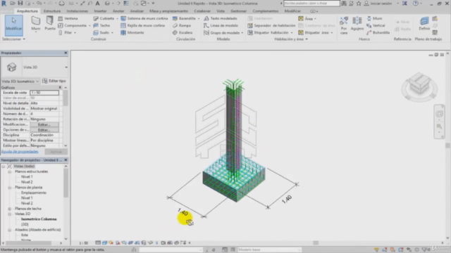 Revit Structure 2021 desde cero – Screenshot 2