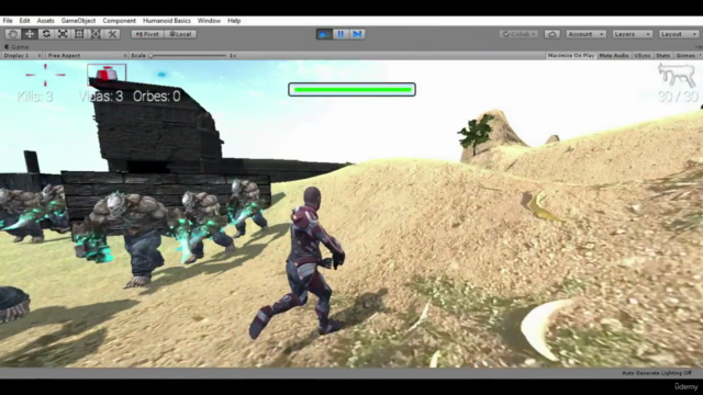 Desarrolla Juegos 3D Multijugador o Multiplayer en UNITY. – Screenshot 2