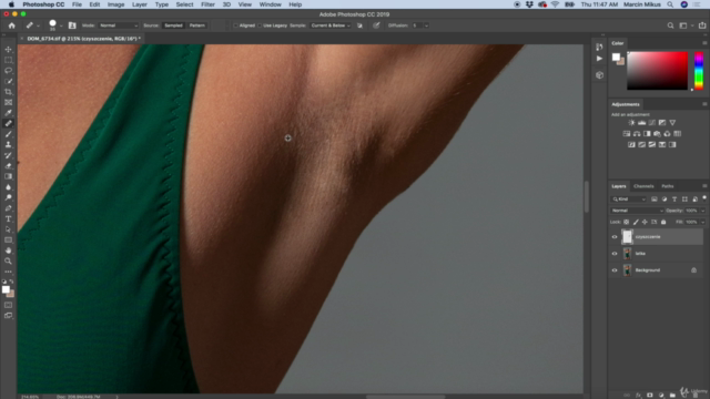 Profesjonalny Retusz Dodge & Burn w Photoshopie – Screenshot 3