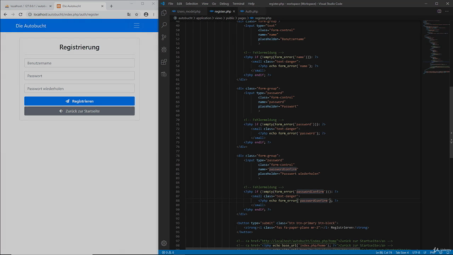 Professionelle Webanwendungen mit CodeIgniter 3 – Screenshot 2
