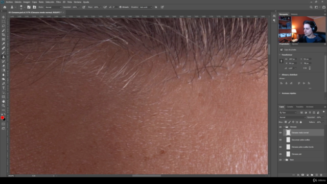 Retoque de Retrato Beauty con Photoshop – Screenshot 2