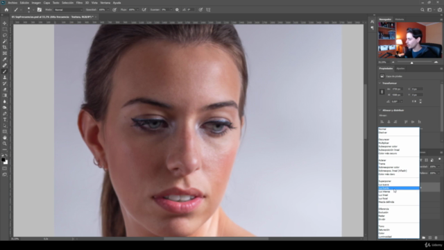 Retoque de Retrato Beauty con Photoshop – Screenshot 3