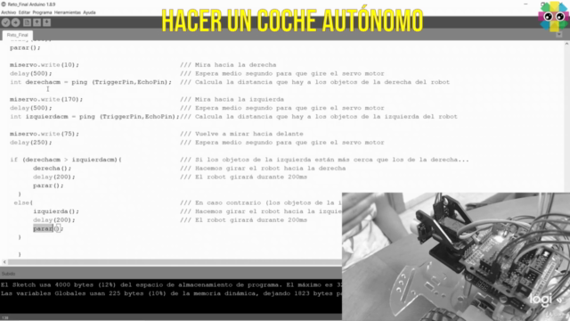 Coche autónomo con Arduino – Screenshot 3