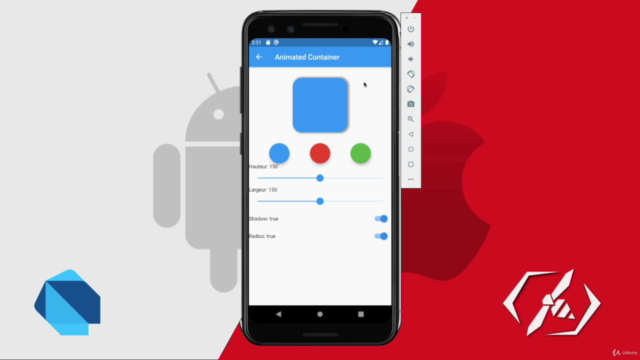 Les animations avec Flutter et Dart – Screenshot 1