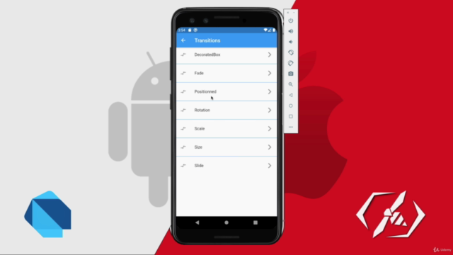 Les animations avec Flutter et Dart – Screenshot 3