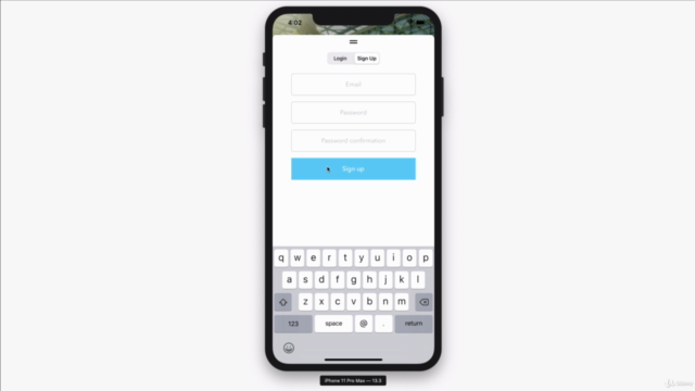 iOS 13 & Swift 5: Build an Onboarding, Login/Sign-up flow - Screenshot_03