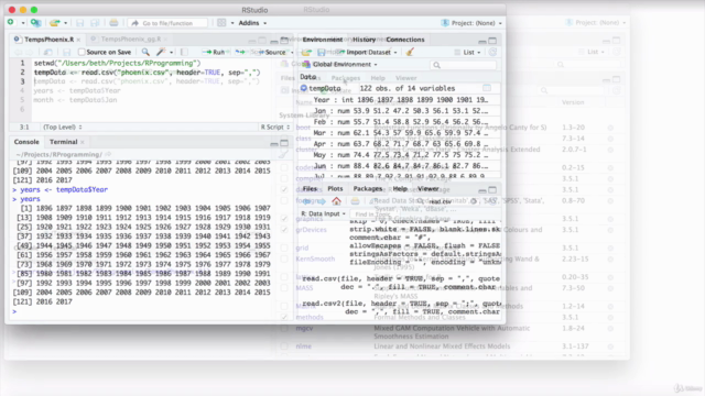 How to Visualize Data with R – Screenshot 2