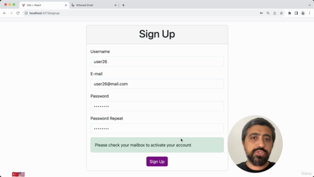 Spring ve React ile Web Uygulaması Geliştirmek – Screenshot 2