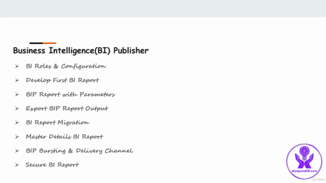 Oracle Fusion Technical - BI | OTBI | BICC | FRS | SmartView – Screenshot 1