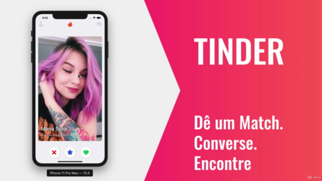 iOS 13 & Swift 5 - Recriando o Tinder 2020 – Screenshot 2