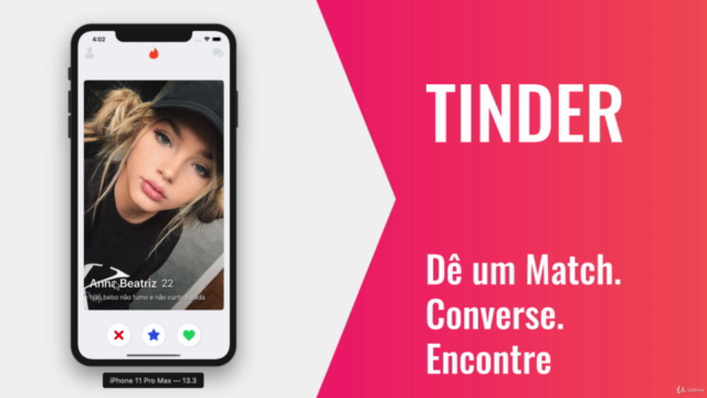 iOS 13 & Swift 5 - Recriando o Tinder 2020 – Screenshot 4