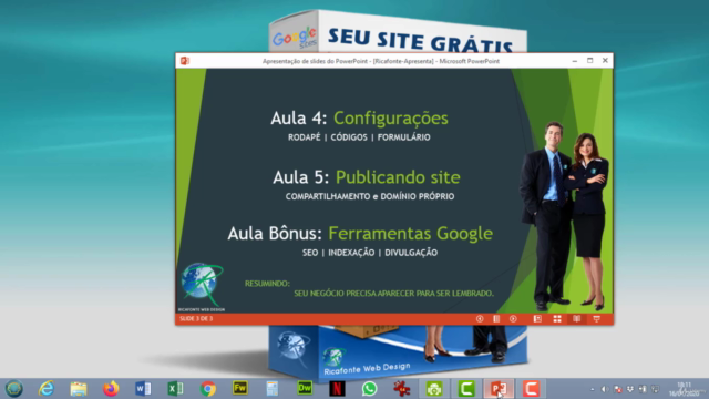 Curso Seu Site Grátis no Google Sites – Screenshot 4