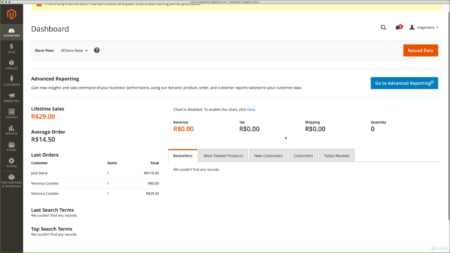 Magento 2: Como usar, gerenciar e administrar uma loja – Screenshot 1
