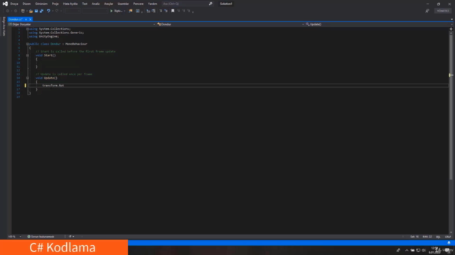 Temel Unity Eğitimi – Screenshot 3