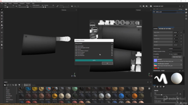 Houdini 18 - Procedural Prop Modeling - Chinese Knife – Screenshot 3