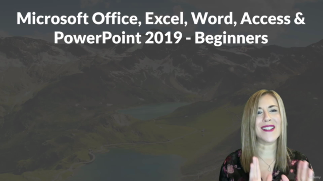 MS Office; Excel, Word, Access & PowerPoint 2019 - Beginners - Screenshot_02