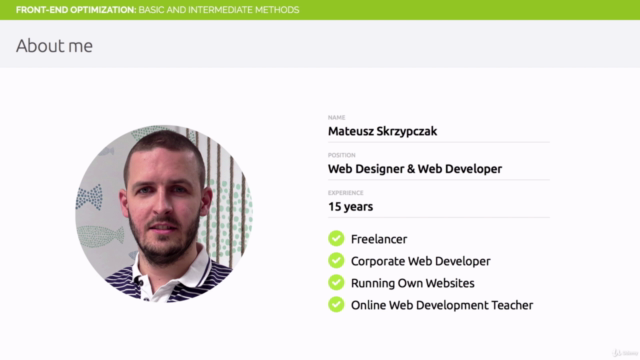 Website Speed Optimization - Front-end + WordPress – Screenshot 1
