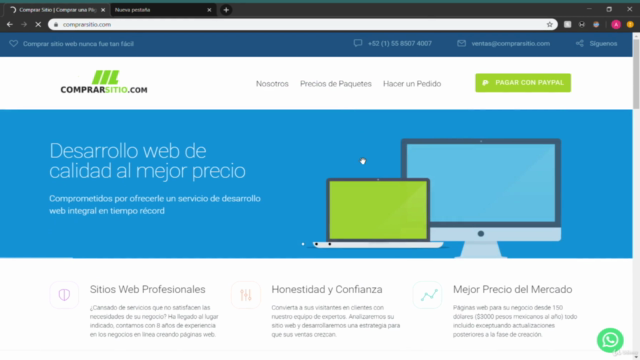 Cómo hacer un sitio web rápido con Wordpress ¡Vende páginas! – Screenshot 1