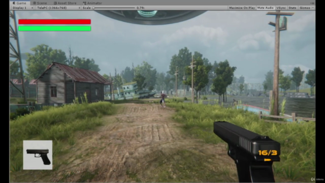 Jogo de Tiro - Primeira Pessoa - FPS - Unity3D - Screenshot_01