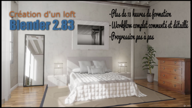 Blender 2.83 - Pour l'Architecture - Création d'un loft – Screenshot 1