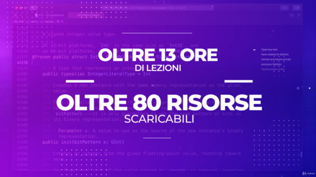 Swift Foundation: impara da zero il linguaggio Swift – Screenshot 4