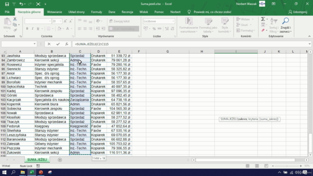 Excel - praktyczny kurs – Screenshot 1