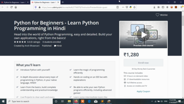 Python for Beginners - Learn Python Programming in Hindi - Screenshot_01