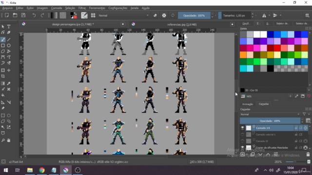 Design de personagem em pixel art - Screenshot_03
