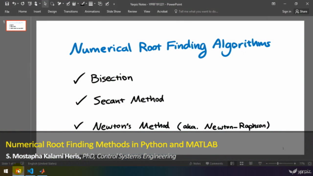 Numerical Root Finding in Python and MATLAB - Screenshot_01