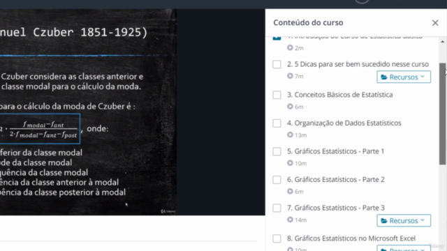Super Academia Estatística - 9 cursos em 1 – Screenshot 1